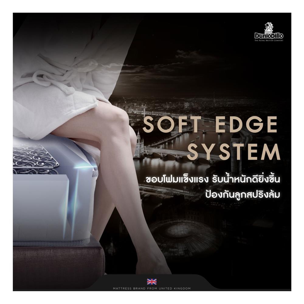 ที่นอน 5 ฟุต DUNLOPILLO GLOSTER พร้อมหมอนหนุน 2 ใบ