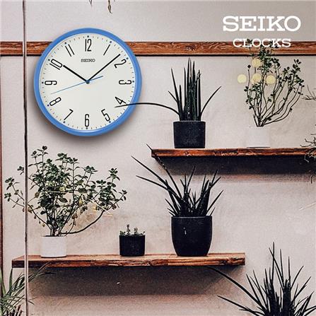 นาฬิกาแขวน SEIKO CLOCKS QHA011L 12 นิ้ว สีฟ้า_2