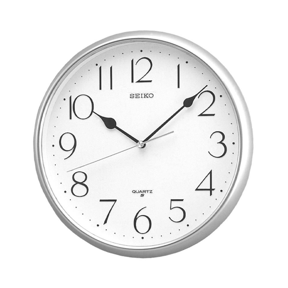 นาฬิกาแขวน SEIKO CLOCKS QXA001S 11 นิ้ว สีเงิน