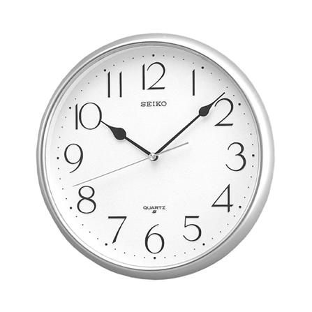 นาฬิกาแขวน SEIKO CLOCKS QXA001S 11 นิ้ว สีเงิน