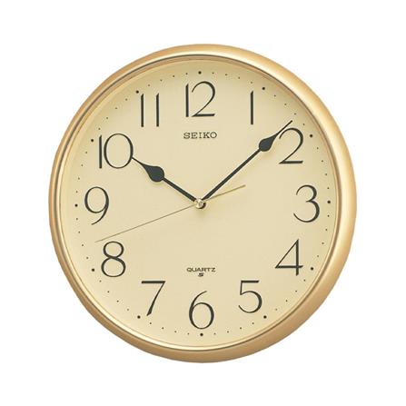 นาฬิกาแขวน SEIKO CLOCKS QXA001G 11 นิ้ว สีทอง_0