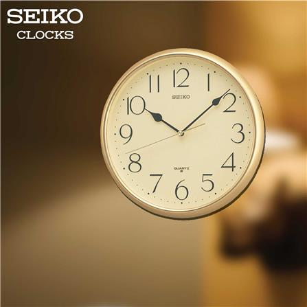 นาฬิกาแขวน SEIKO CLOCKS QXA001G 11 นิ้ว สีทอง_1