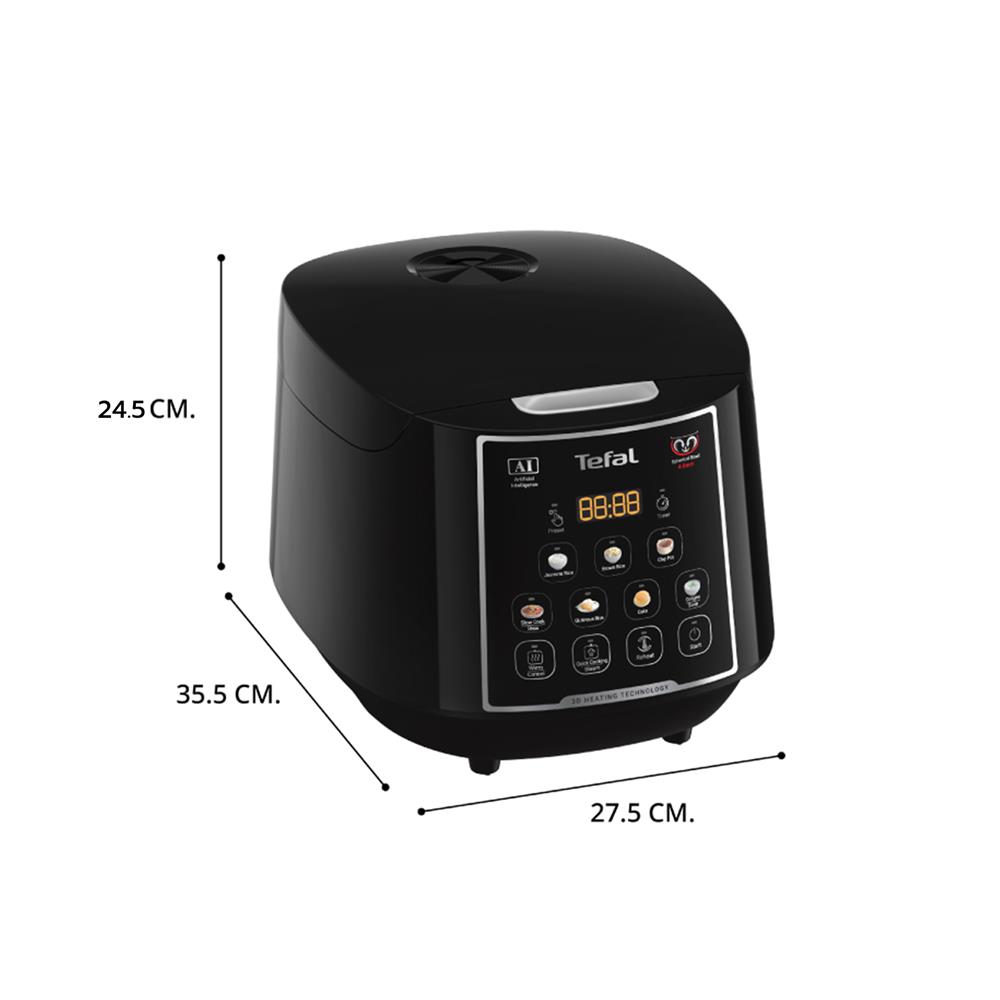 หม้อหุงข้าว DIGITAL TEFAL RK737866 1.8 ลิตร