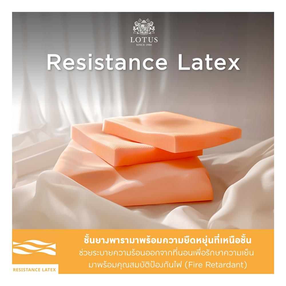 ที่นอน 5 ฟุต LOTUS HERMAN พร้อมเครื่องนอน 4 ชิ้น