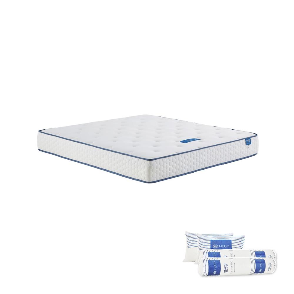 ที่นอน 6 ฟุต LOTUS HERMAN พร้อมเครื่องนอน 4 ชิ้น