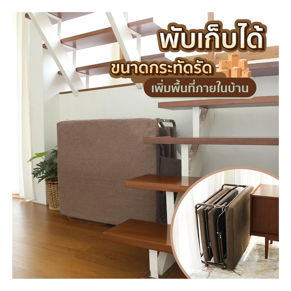 เตียงพับ พร้อม TOPPER EAZYBED NPEB80