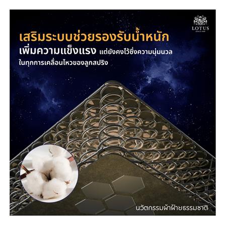 ที่นอน 3.5 ฟุต LOTUS HERMAN พร้อมเครื่องนอน 2 ชิ้น_10