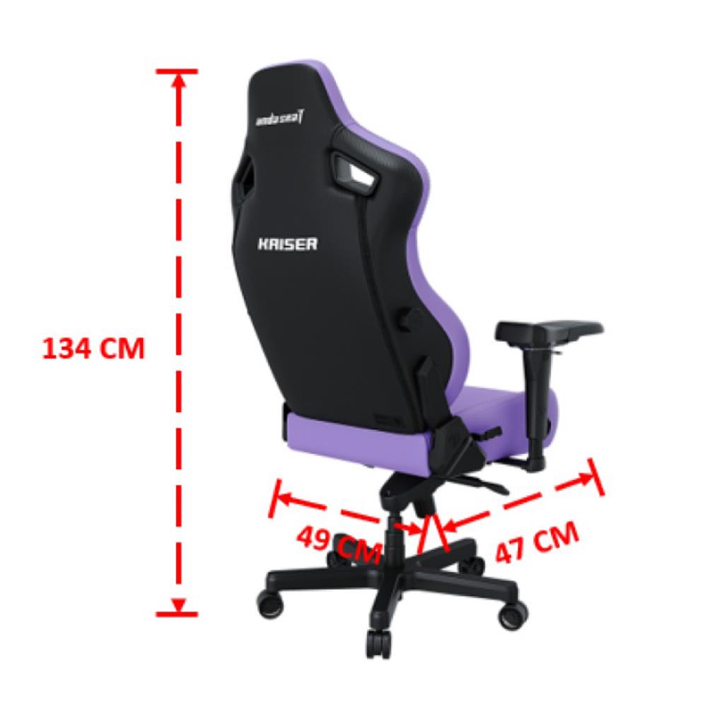 เก้าอี้เกมมิ่ง ANDA SEAT KAISER 4 SIZE L PVC สีม่วง