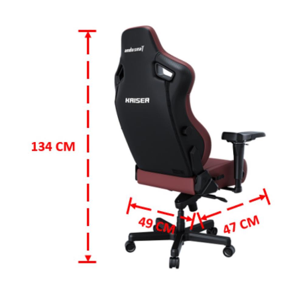 เก้าอี้เกมมิ่ง ANDA SEAT KAISER 4 SIZE L PVC สีแดง