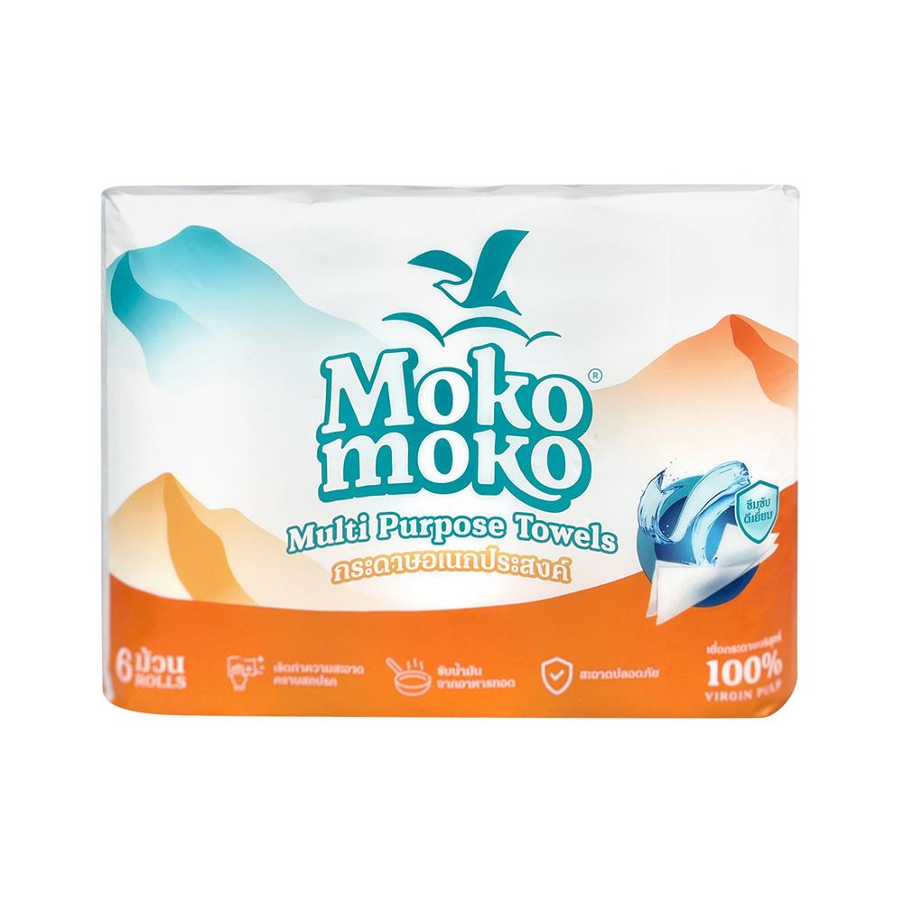 กระดาษอเนกประสงค์ MOKO MOKO แพ็ก 6 ชิ้น
