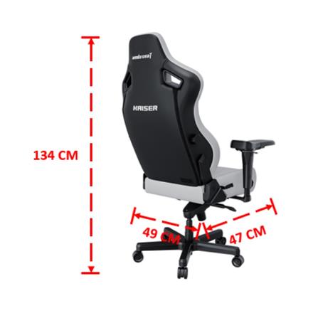 เก้าอี้เกมมิ่ง ANDA SEAT KAISER 4 SIZE L PVC สีขาว_4
