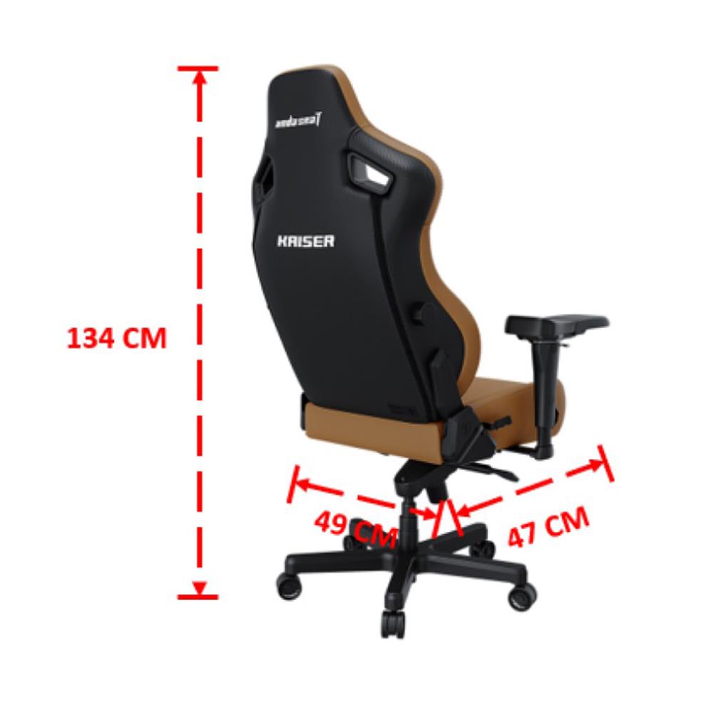 เก้าอี้เกมมิ่ง ANDA SEAT KAISER 4 SIZE L PVC สีน้ำตาล