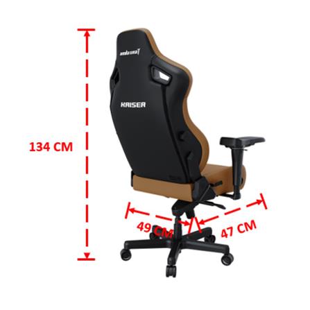 เก้าอี้เกมมิ่ง ANDA SEAT KAISER 4 SIZE L PVC สีน้ำตาล_6