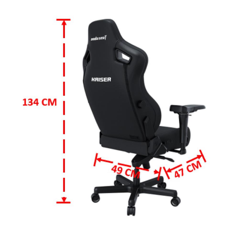 เก้าอี้เกมมิ่ง ANDA SEAT KAISER 4 SIZE L เบาะผ้า สีดำ