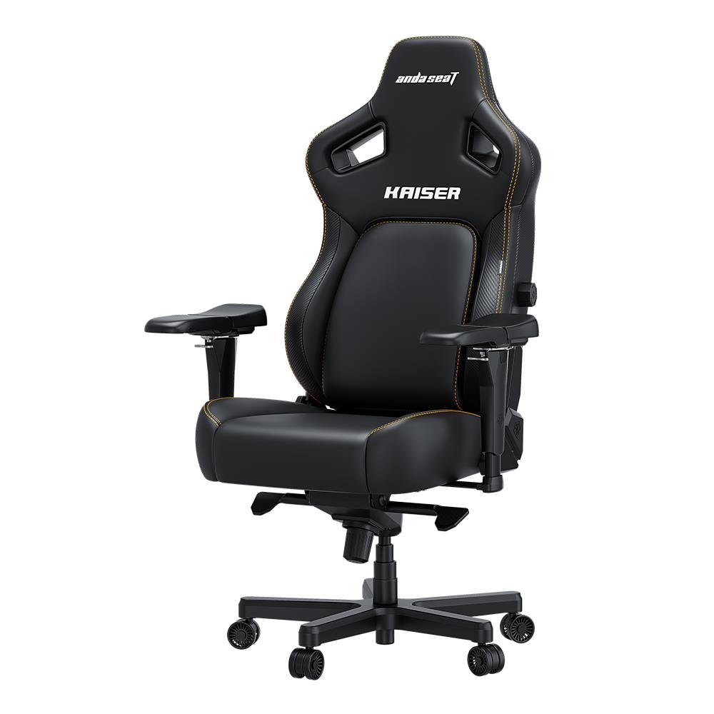 เก้าอี้เกมมิ่ง ANDA SEAT KAISER 4 SIZE L PVC สีดำ