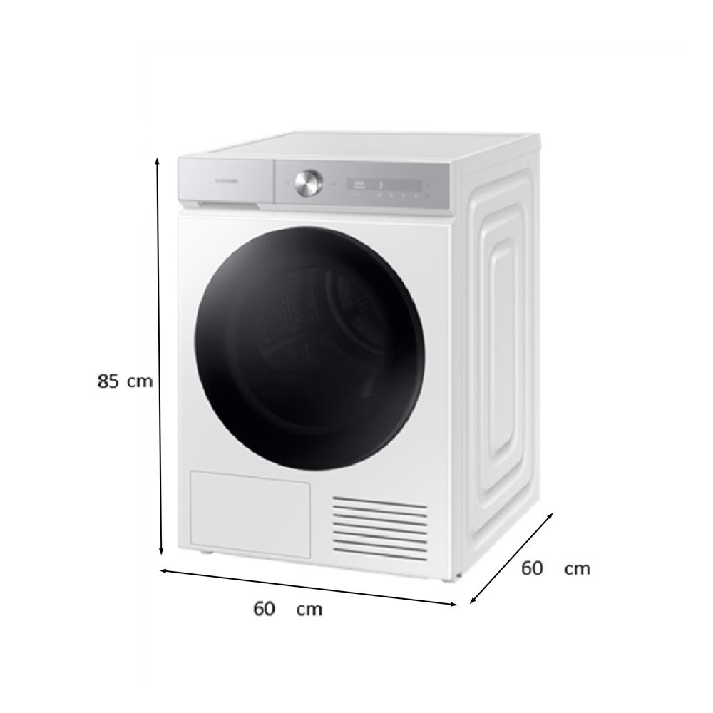 เครื่องอบผ้าฝาหน้า SAMSUNG DV10BB9440GHST 10 กก. HEAT PUMP สีขาว
