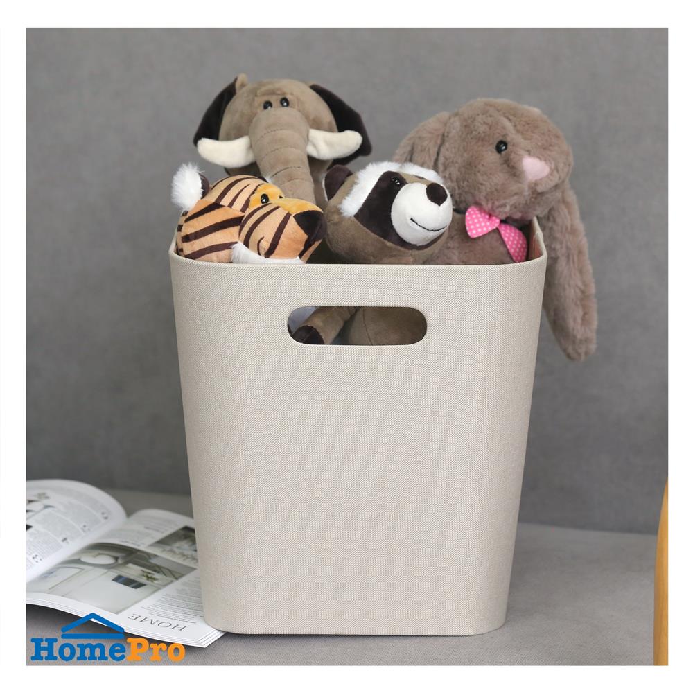 กล่องผ้าเหลี่ยม STACKO PETA 27X27X28 ซม. สีครีม