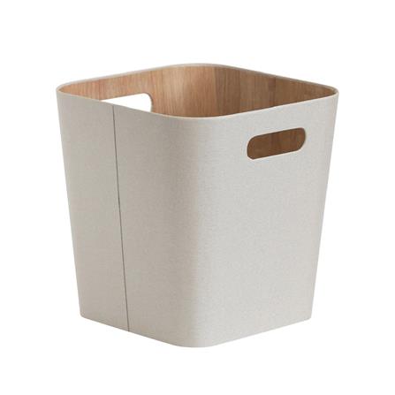 กล่องผ้าเหลี่ยม STACKO PETA 27X27X28 ซม. สีครีม_1