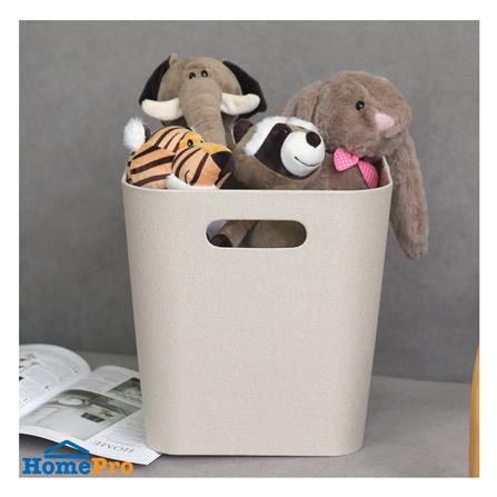 กล่องผ้าเหลี่ยม STACKO PETA 27X27X28 ซม. สีครีม_3