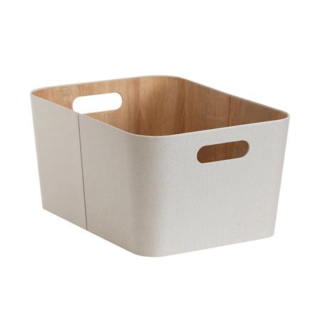 กล่องผ้าเหลี่ยม STACKO PETA 30.5X30.5X15.2 ซม. สีครีม_1