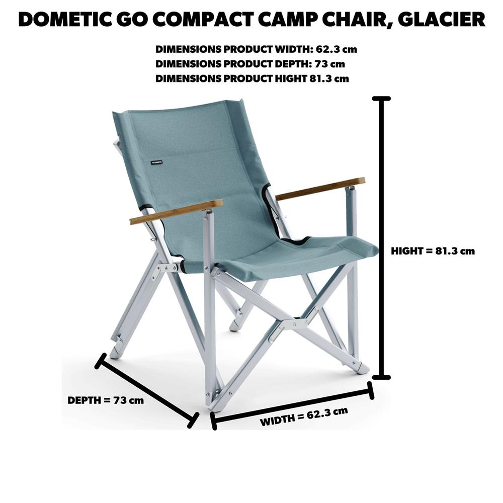 เก้าอี้สนาม DOMETIC GO CAMPACT CAMP BENCH CMP C1 สีฟ้า