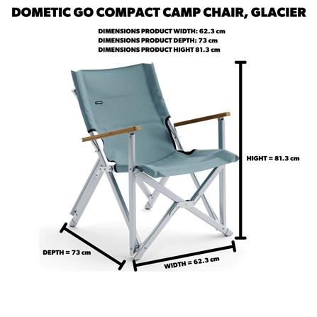 เก้าอี้สนาม DOMETIC GO CAMPACT CAMP BENCH CMP C1 สีฟ้า_6