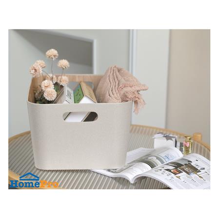 กล่องผ้าเหลี่ยม STACKO PETA 30.5X40.6X20.3 ซม. สีครีม_3