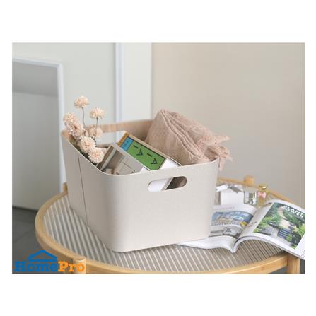 กล่องผ้าเหลี่ยม STACKO PETA 30.5X40.6X20.3 ซม. สีครีม_4