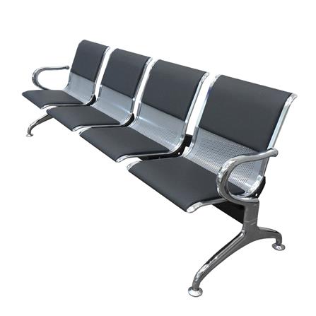 เก้าอี้รับรอง SURE PIPPA CC-313-4 สีเทา/ดำ