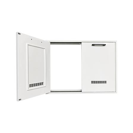 บานซิงค์คู่ CABIN HENLEY 84x64 ซม. สีครีม_2