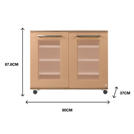 ตู้วางรองเท้า 4 ชั้น KING ZERCONPLUS 90 ซม. สีแซนด์_3