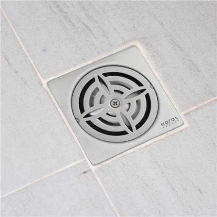ตะแกรงกันกลิ่นแบบเหลี่ยม KARAT FAUCET KA-56-832-ST หน้าแปลน 4 นิ้ว_4