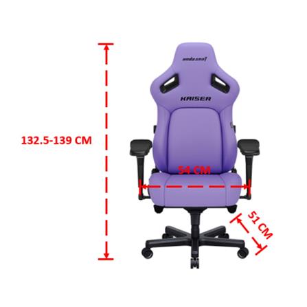เก้าอี้เกมมิ่ง ANDA SEAT KAISER 4 SIZE XL PVC สีม่วง_4