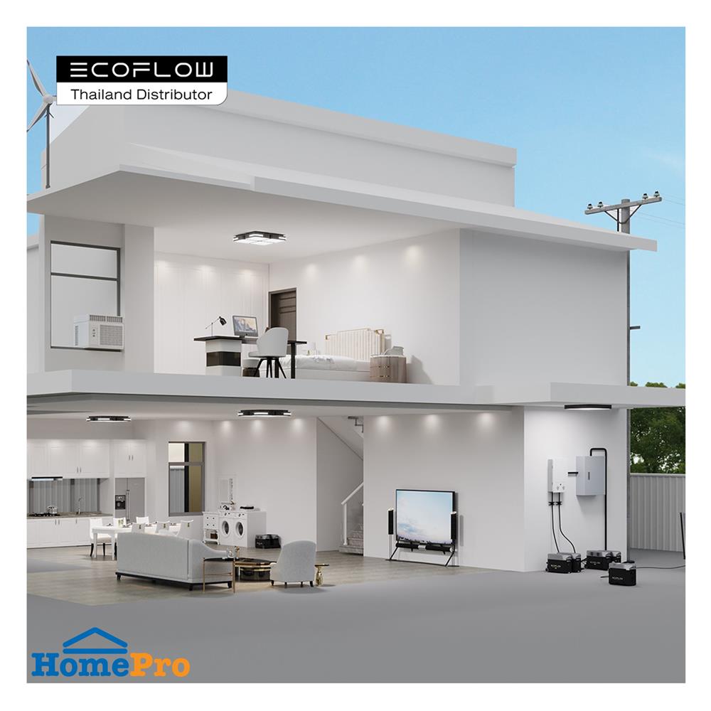 POWER BOX ECOFLOW DELTA PRO 3600 วัตต์ สีดำ