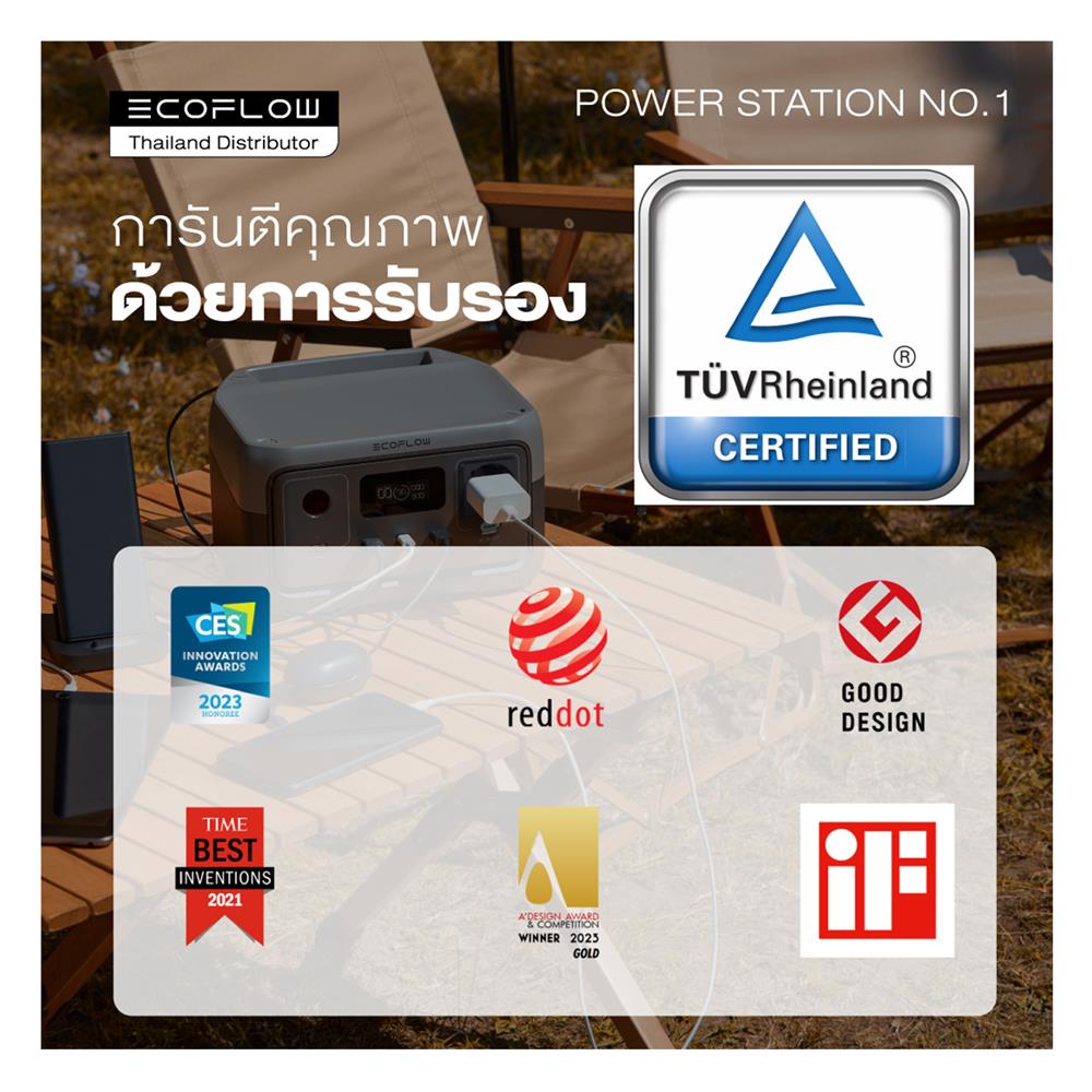 POWER BOX ECOFLOW DELTA 2 MAX 2400 วัตต์ สีดำ