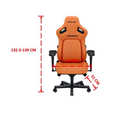 เก้าอี้เกมมิ่ง ANDA SEAT KAISER 4 SIZE XL PVC สีส้ม_4