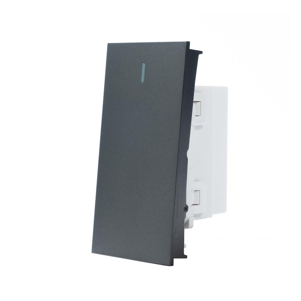 สวิตช์ 2 ทาง 1 ช่อง SIMON HN012-GR7 สีเทา