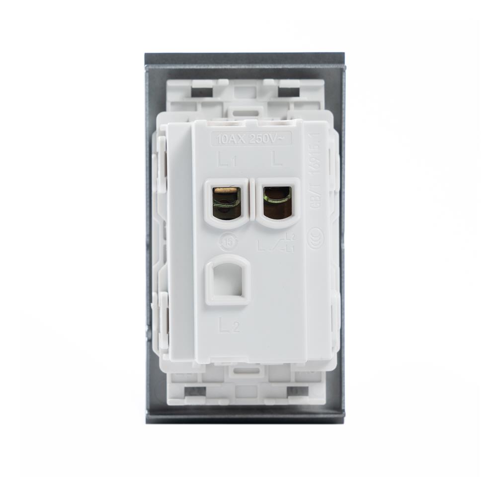 สวิตช์ 1 ทาง 1 ช่อง SIMON HN011-GR7 สีเทา