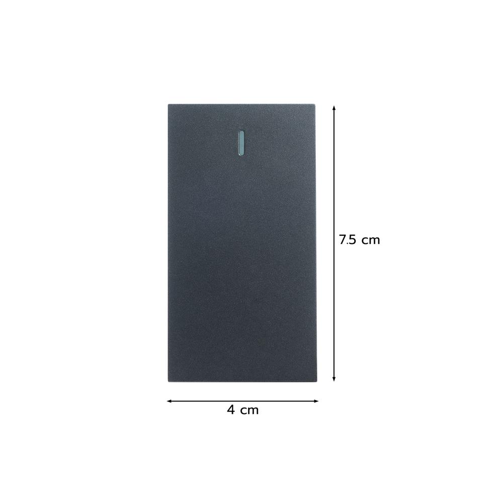 สวิตช์ 1 ทาง 1 ช่อง SIMON HN011-GR7 สีเทา