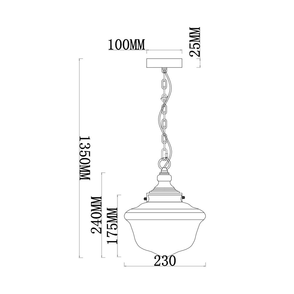 ไฟช่อ CARINI P2461051 สีขาว/ทอง 1 หัว