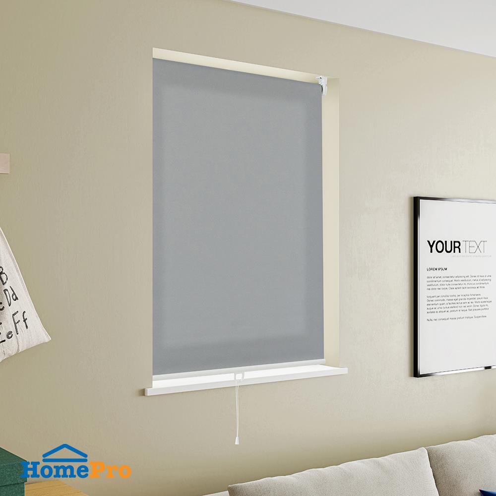 ผ้าม่านม้วน HOME LIVING STYLE CORDLESS DIO 120X160 ซม. สีเทา