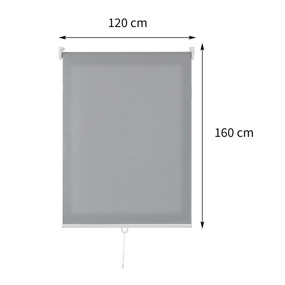 ผ้าม่านม้วน HOME LIVING STYLE CORDLESS DIO 120X160 ซม. สีเทา