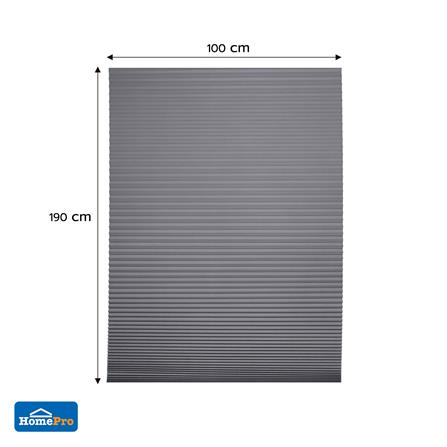 มู่ลี่แบบจีบ HOME LIVING STYLE TROFY 100X190 ซม. สีเทา_4