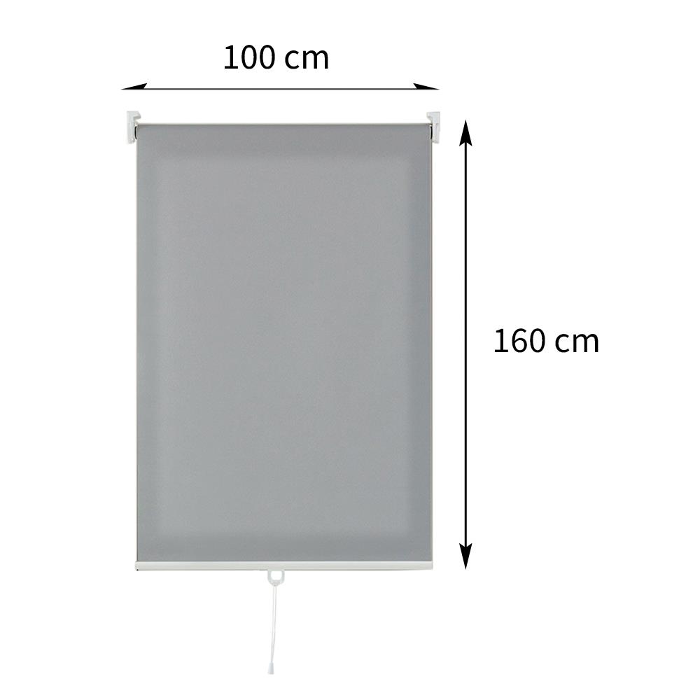 ผ้าม่านม้วน HOME LIVING STYLE CORDLESS DIO 100X160 ซม. สีเทา