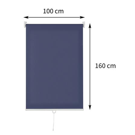 ผ้าม่านม้วน HOME LIVING STYLE CORDLESS DIO 100X160 ซม. สีน้ำเงิน_6