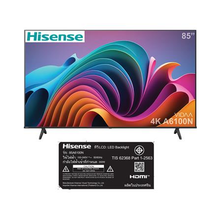 ทีวีแอลอีดี 85 นิ้ว HISENSE (4K, LED, VIDAA) 85A6100N_6