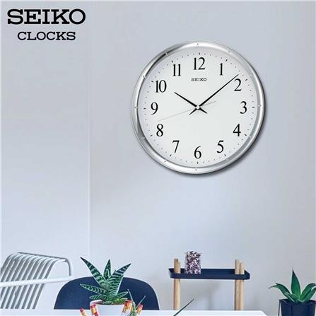 นาฬิกาแขวน SEIKO CLOCKS QXA417S 12.2 นิ้ว สีเงิน_3
