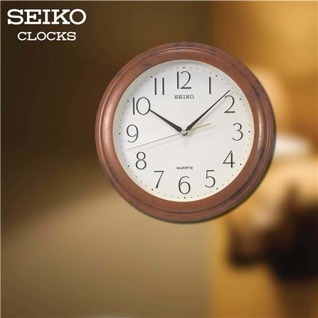 นาฬิกาแขวน SEIKO CLOCKS QXA327B 11.4 นิ้ว สีน้ำตาล_1