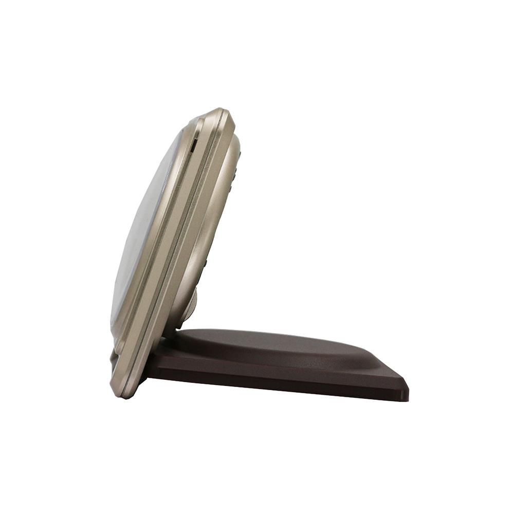 นาฬิกาปลุก SEIKO CLOCKS QHT015F 3.07X2.8 นิ้ว สีทอง