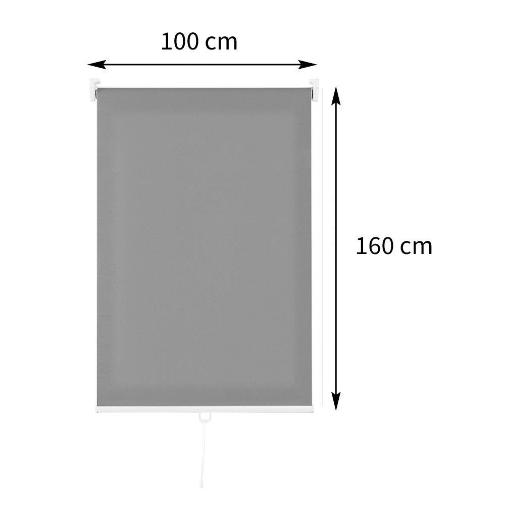 ผ้าม่านม้วน HOME LIVING STYLE CORDLESS DIO 100X160 ซม. สีเทาเข้ม